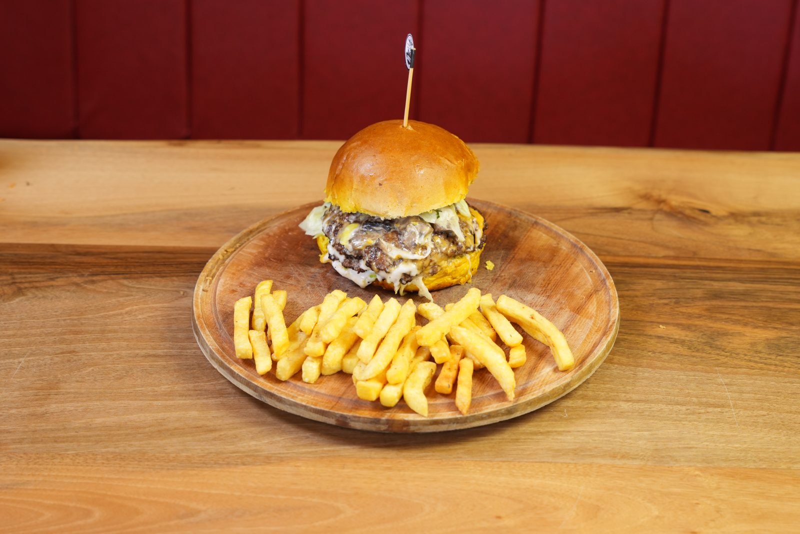 Smash Mushroom Burger