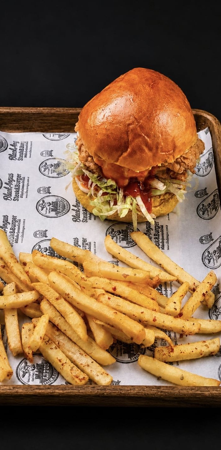 African Fire Burger